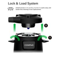 COMPAK E8 LLS On-Demand Black Coffee Grinder (Cooling Fan)